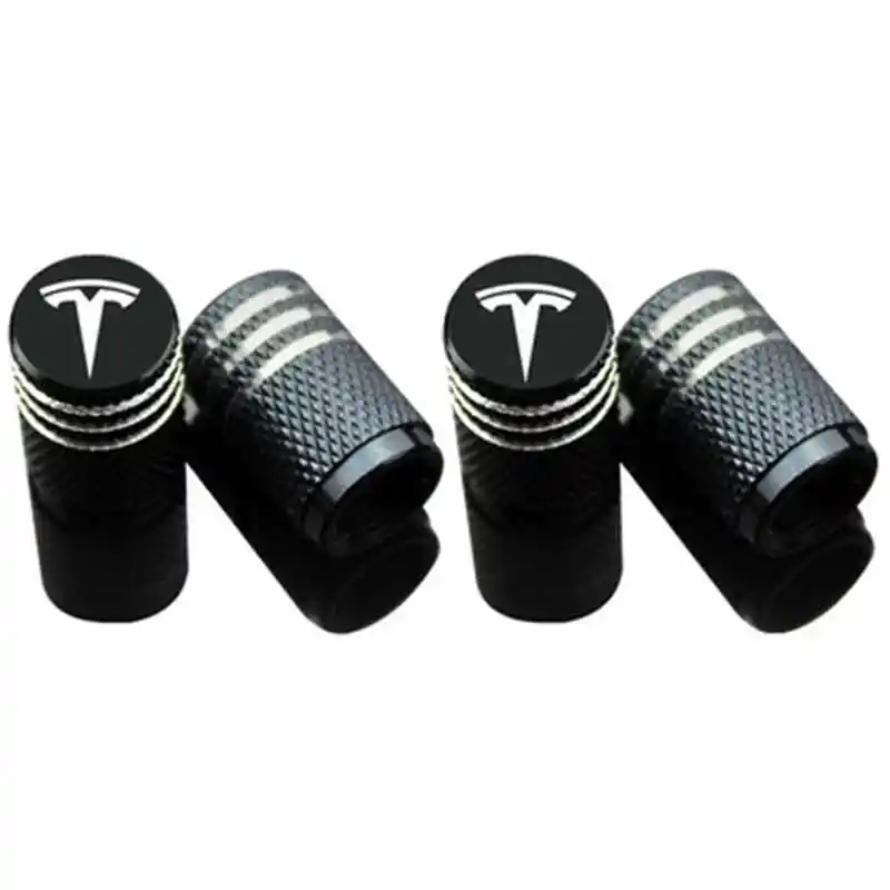 For TESLA Model 3/X/S Car Tire Cap Metal alloy wheel valve Tyre Dust Caps Car Tire Cover for Tesla Accessories Car Styling Gifts