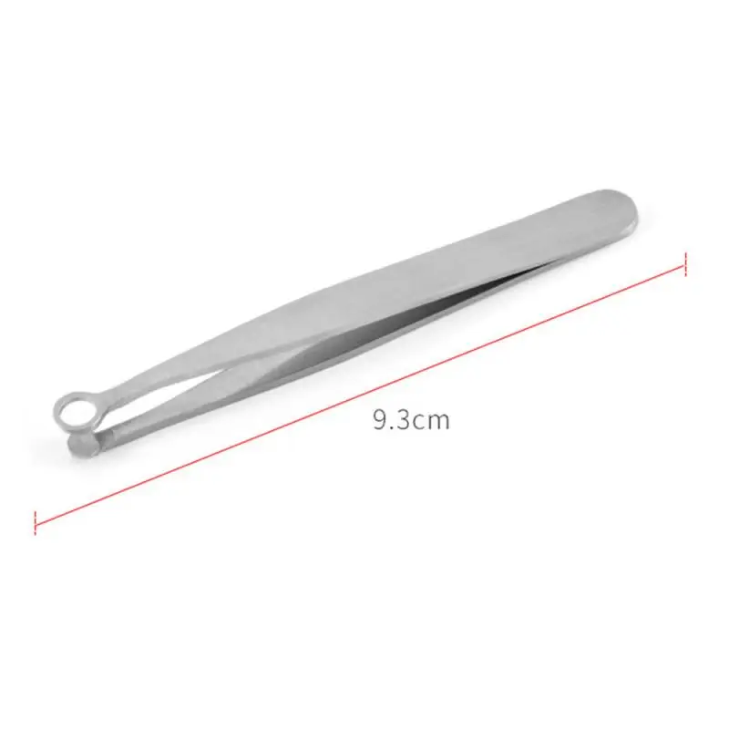 1PCS Universal Nose Hair Trimming Tweezers Nose Hair Clipper Stainless Steel Trimmer Tool Facial Trimming Makeup Scissors