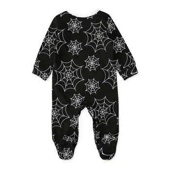 

Casual Printed Rompers Baby Boy Cotton Warm Long-Sleeves Clothes Personality Printing Spring Autumn Daily Leisure Jumpsuit