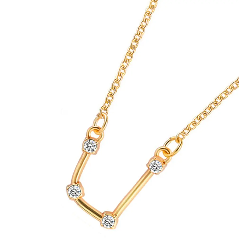 

12 Constellation Dainty Celestial Miniature Shining Jewelry Hollow Gold Ladies Anklet Simple Sweet Tide Fashion Foot Chain