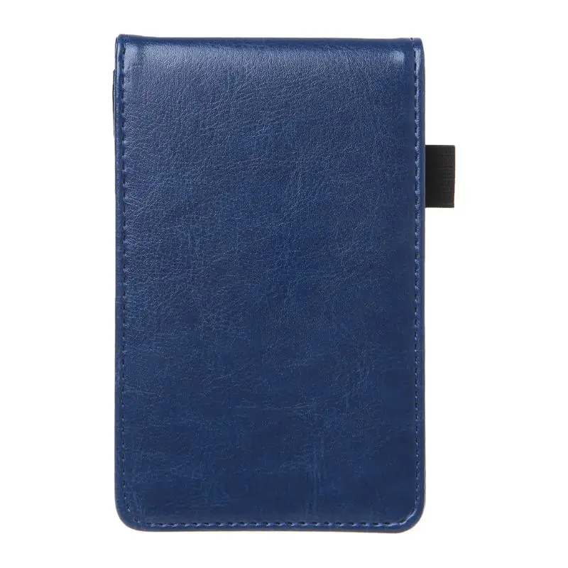 Многофункциональный карман планировщик A7 блокнот маленький блокнот Note Кожаная Обложка для книг бизнес Ежедневники офисные школьные канцелярские принадлежности Sup - Цвет: Тёмно-синий