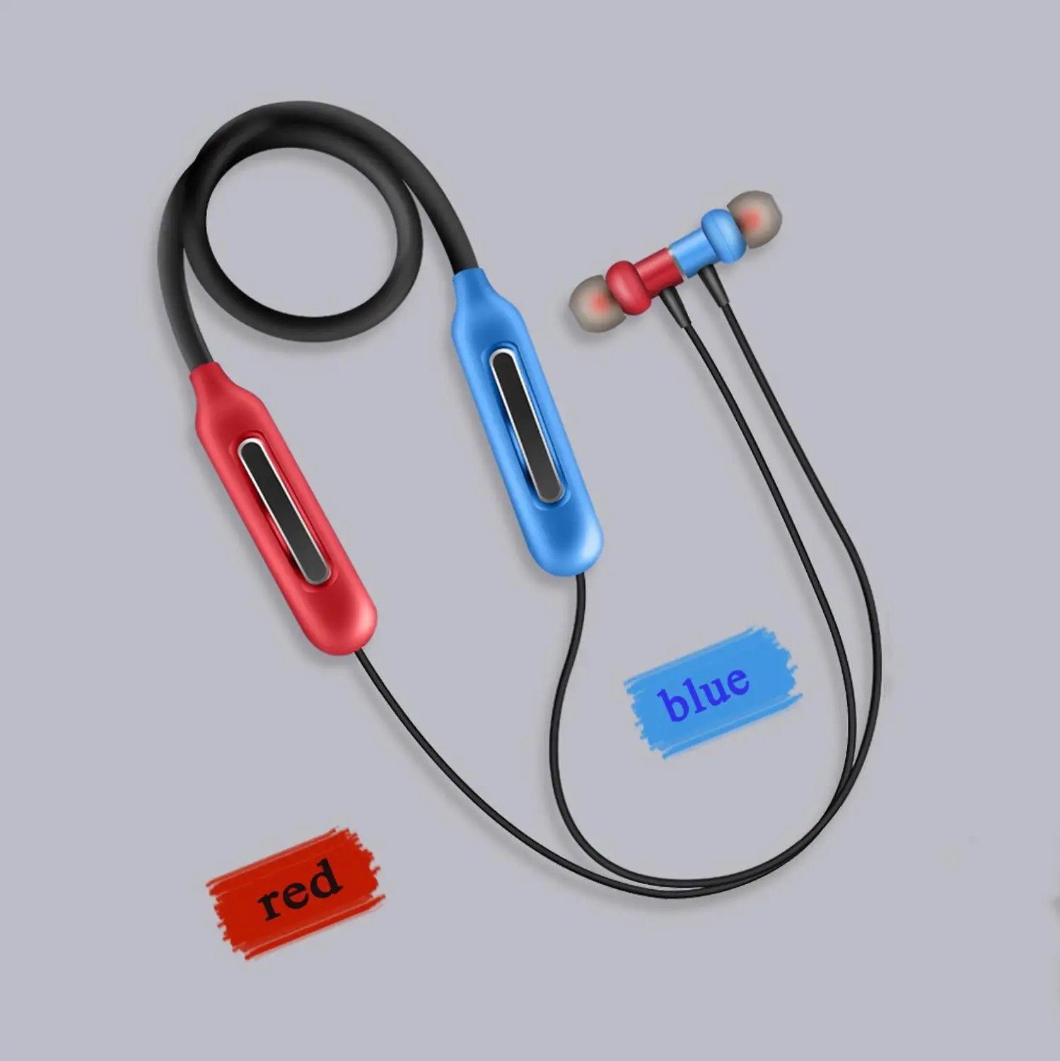 CQ-WS-T34 blue Новая беспроводная bluetooth гарнитура. Bluetooth 5,0 II чип, hd стерео беспроводная гарнитура, Спортивная гарнитура, наушники беспроводные、наушники、 беспроводные наушники、 airpods наушники - Цвет: CQ-WS-T34 blue