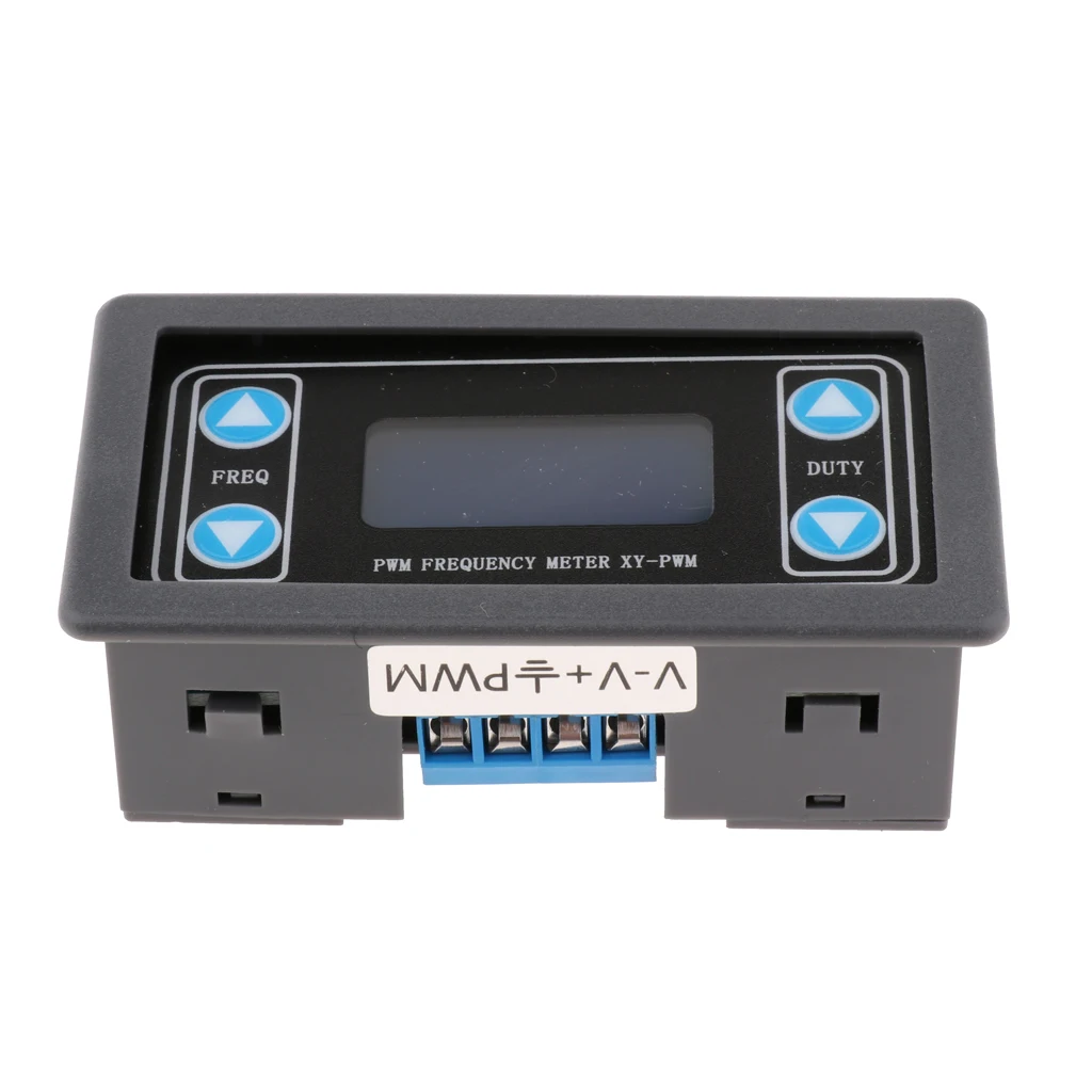 Premium PWM Pulse Frequency Meter Adjustable Duty Ratio LCD Signal Generator