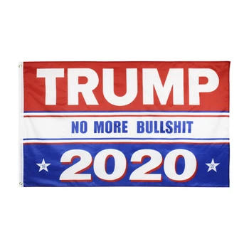 

90*150cm no more bullshit donald Trump Flag For 2020 President USA