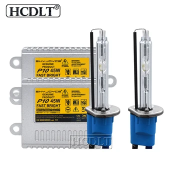 

HCDLT12V Car Light Replacement Ballast Reactor 5500K H1 H7 H8 H11 H3 9012 D2H Auto HID Lamp Bulb 45W Fast Bright HID Xenon Kit
