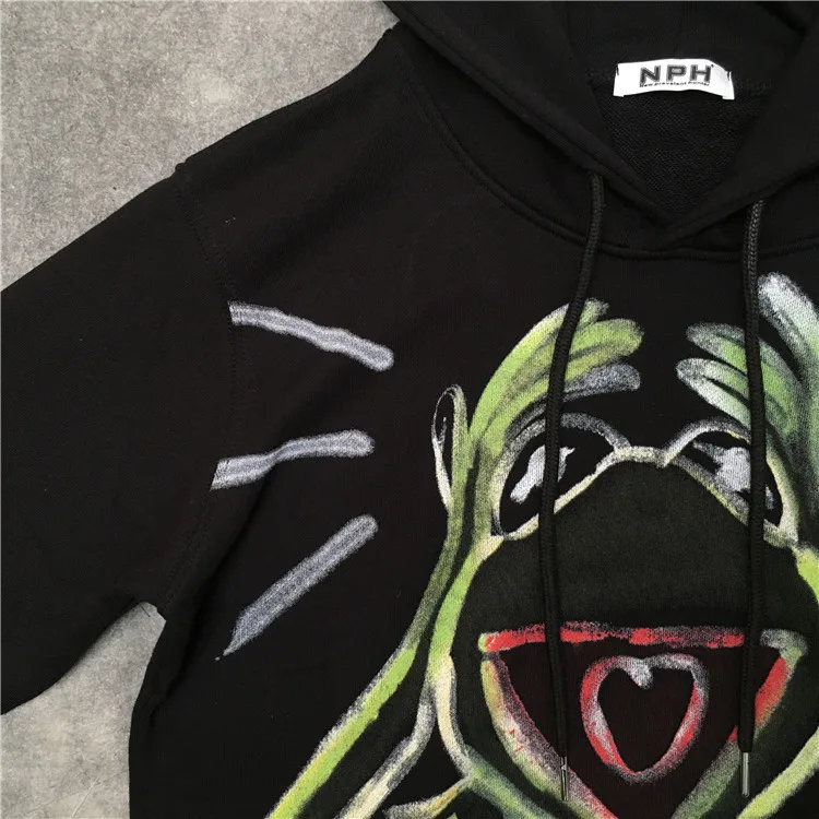 Новинка 19ss, мужские роскошные толстовки с капюшоном и надписью Don't kill my vibes, толстовки с капюшоном, бархатные, хлопковые, плотные, флисовые, уличные, в стиле хип-хоп,# N65