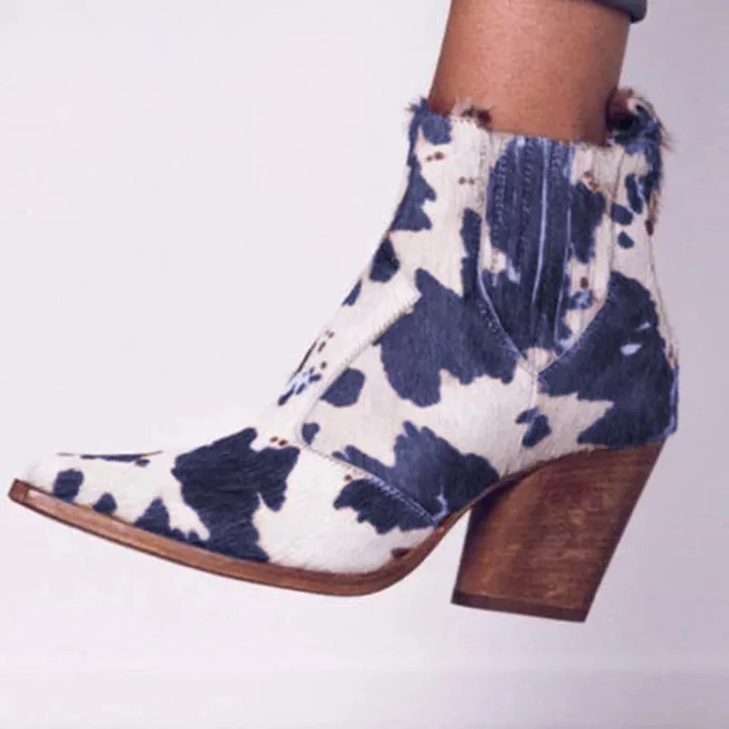 zebra print cowboy boots