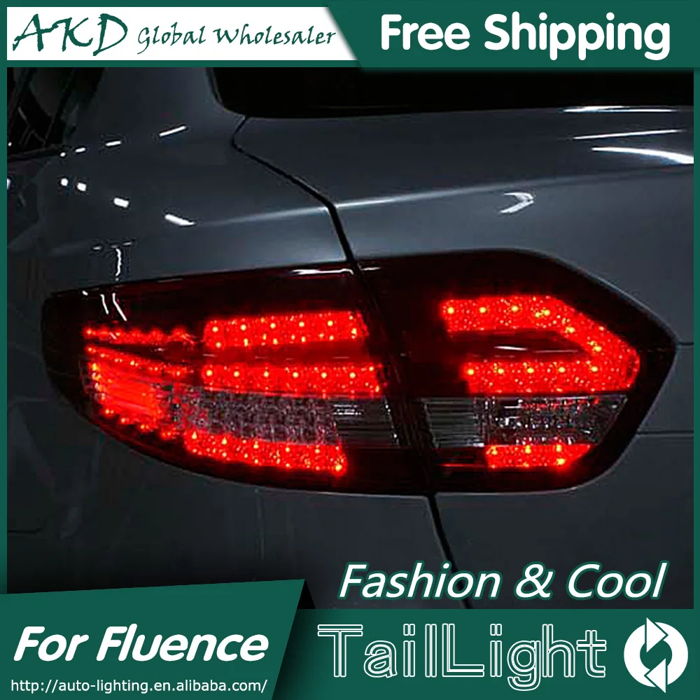 AKD автомобильный Стайлинг для Renault Fluence светодиодный задний фонарь s 2010 2014 Almera SM3