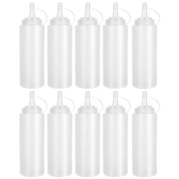 

10 Packs of 8-Ounce Squeeze Spray Seasoning Bottles for Seasonings, Ketchup, Barbecue, Seasonings