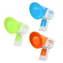 Забавный мини-рожок для детей, громкий динамик, игрушка с мультиголосовым чейнджером, смешной динамик, 7 голосовых чейнджеров, обучающая игрушка для детей