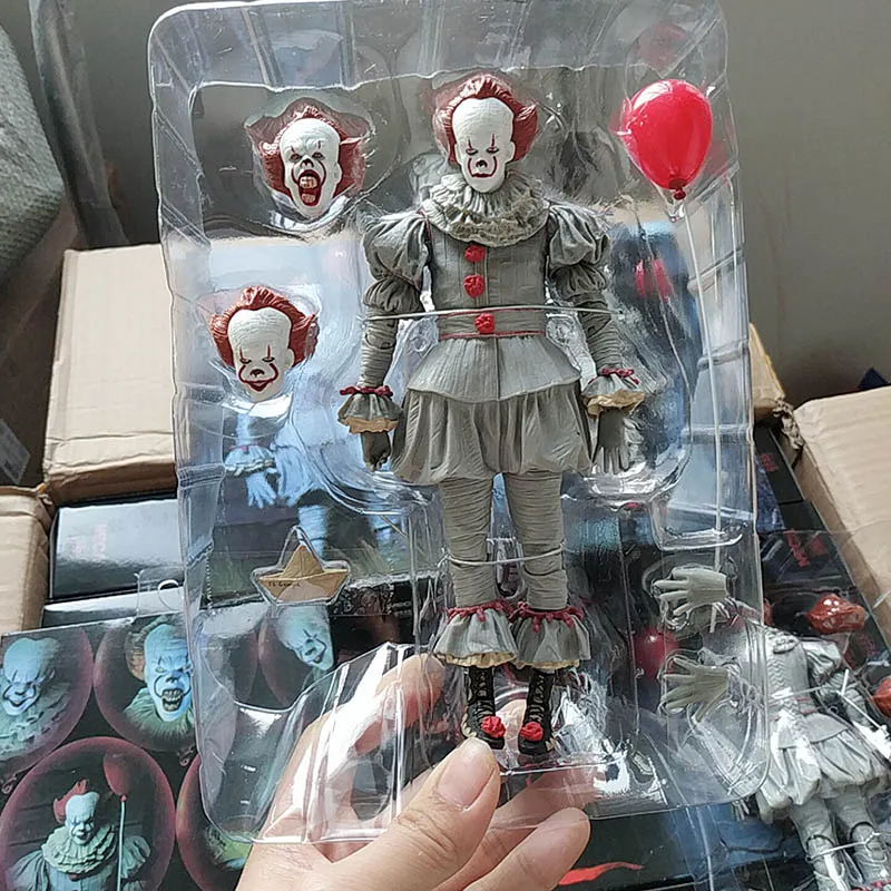 NECA Stephen King It Pennywise Джокер фигурка игрушка кукла ужас подарок на Хэллоуин