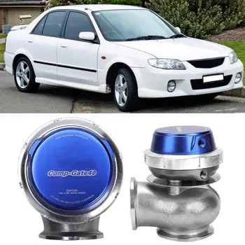 

Universal Blue Turbocharger 1.6in 14PSI V-Band 4in External Wastegate Kit Practical Accessory car accessories