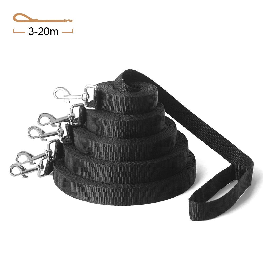 

2.5cm Width Nylon Pet Dog Leash Long For Small Medium Dogs Cats Puppy Walking Running Leashes Pet Supplies 3M 6M 10M 15M 20M