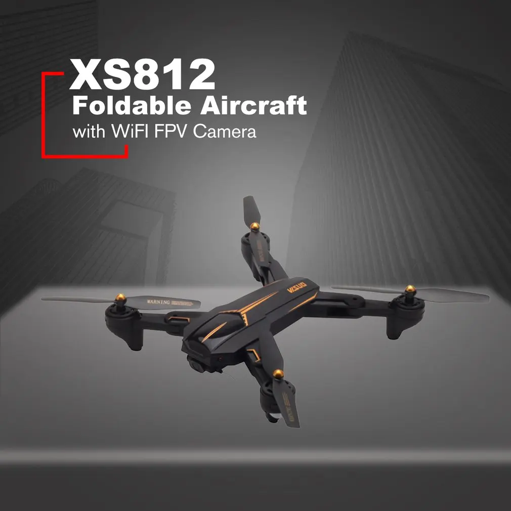 XS812 Радиоуправляемый Дрон 4K дроны 2,4G игрушка с дистанционным управлением с WiFI FPV камерой вертолет Follow Me складной самолет VS F11 SG906