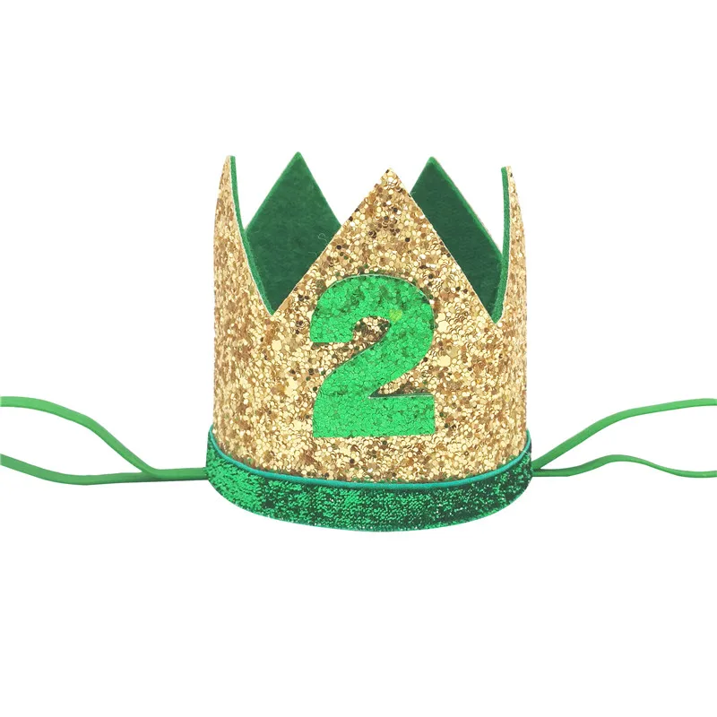 Birthday Crown Headband Baby Shower Kids Party Decoration 1pcs Jungle Safari Theme 123456 Birthday Crown hat