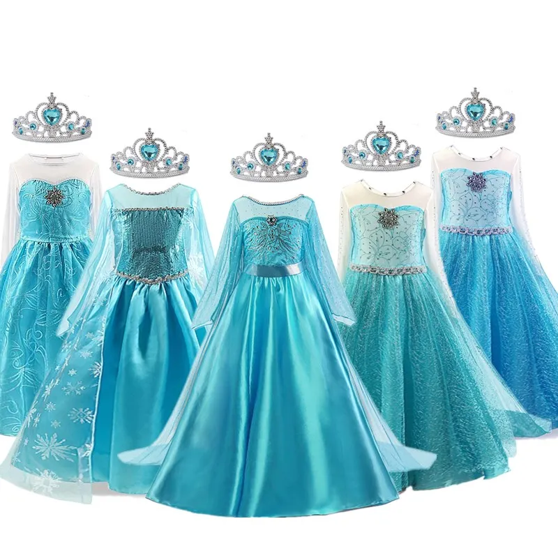 Fancy Girls Cosplay Elsa Costume 
