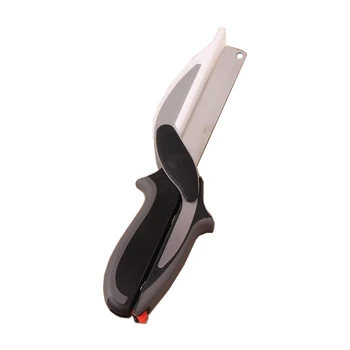 

Cutting Board Scissors Vegetables tools Clever 2 in 1 Food Chopper Kitchen Scissors Smart Kitchen Knife Cutter Shears Slicer