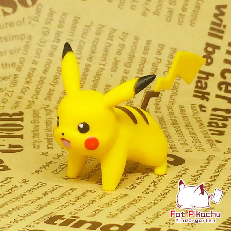 Tomy Pokemon 4 6 см Charmander Popplio Litten Pikachu Rowlet Treecko Eevee Fennekin Greninja аниме фигурка куклы