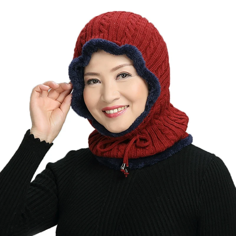 Knit Hats Women Men Unisex Winter Thick Warm Beanies Hat Men Riding Outdoor Beanie Skullies Hats knitted Bonnet winter Cap