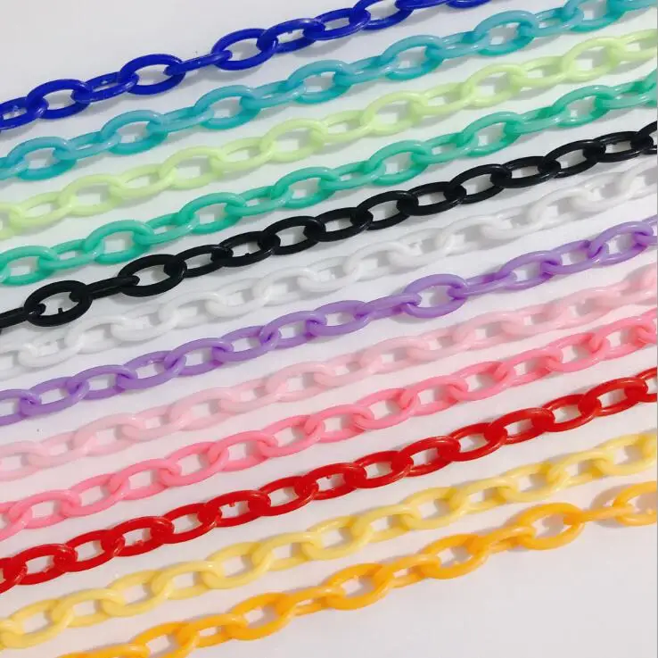 5pcs/lot new resin diy chain for bracelet mask sunglasses hanging acrylic rope plastic neck straps cord jewelry accessories | Украшения и