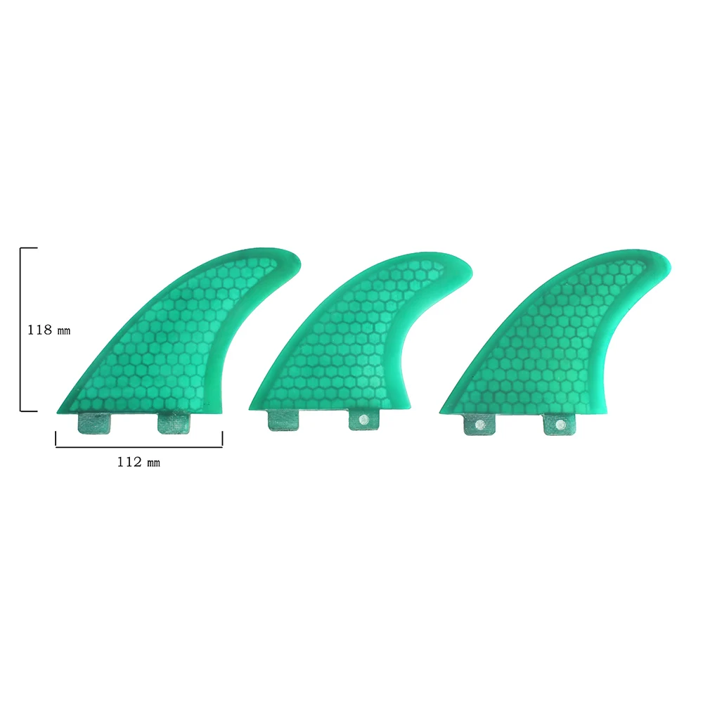 Сотовые стеклопластиковые плавники для серфинговой доски Подруливающее Устройство для серфинга