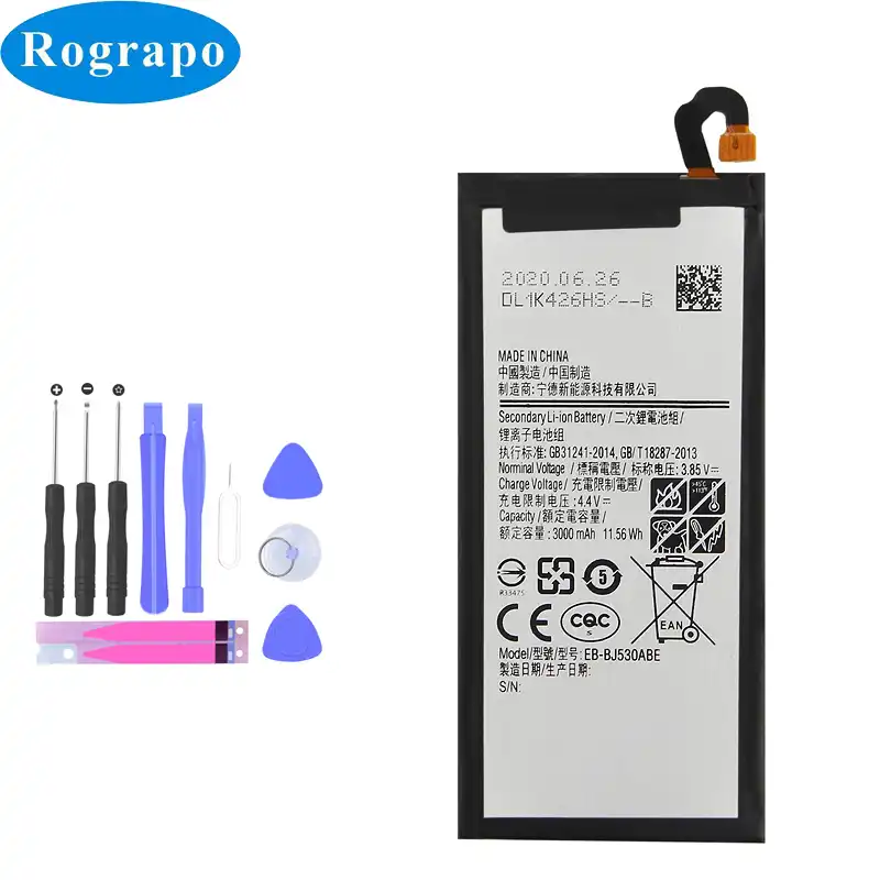 New 3000mah Eb Bj530abe Replacement Battery For Samsung Galaxy J5 17 Pro Sm J530k Sm J530f Sm J530y Mobile Phone Mobile Phone Battery Phone Batterysamsung Bateria Aliexpress