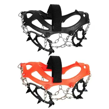 

2pcs Outdoor 12 Tooth Non-slip Ice Taper Claw Snowfield Shoes Boots Covers