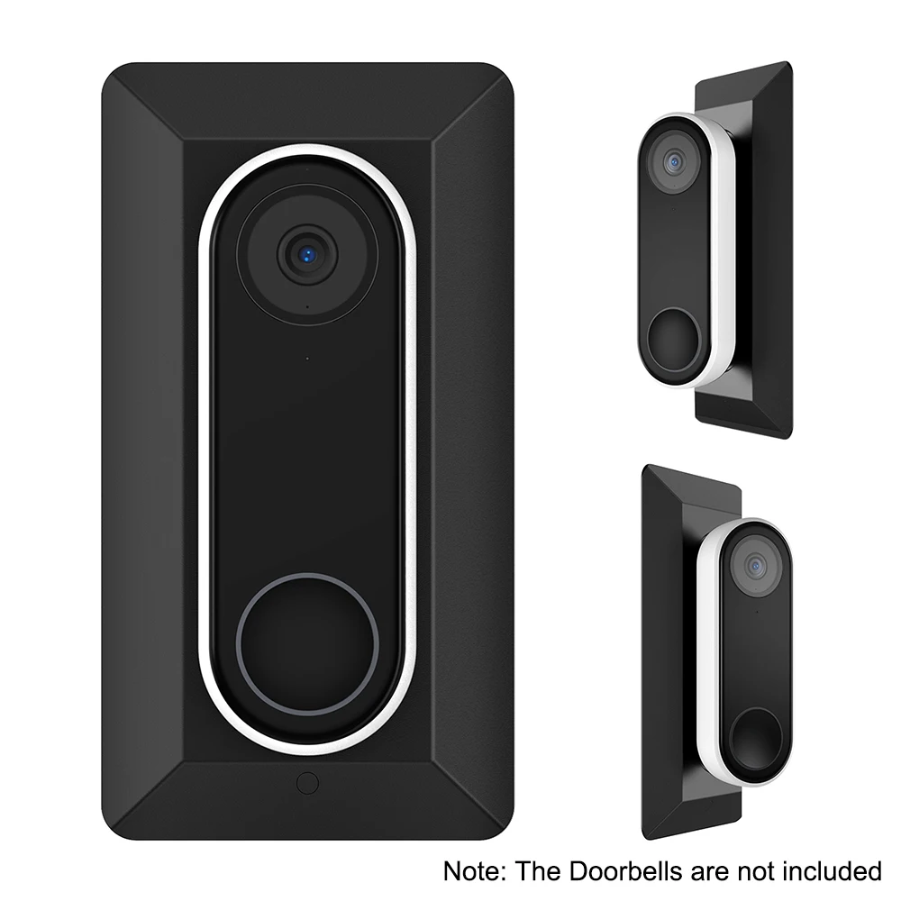 Placa de pared Compatible con Nest Hello, cuña ajustable, inclinación izquierda y derecha, 35 grados, doble revestimiento, resistente a los rayos UV, Material ABS duro