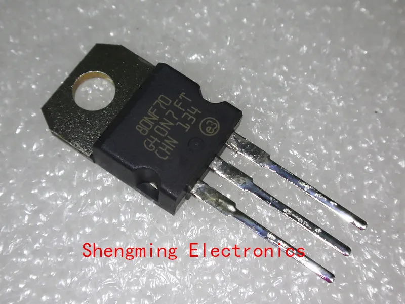 10PCS STP80NF70 80NF70 80A 70V MOSFET T0-220