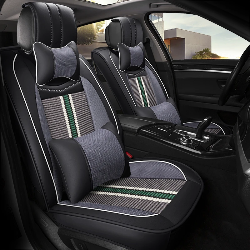 Новинка 2018 кожаный чехол для автомобильного сиденья geely mk toyota prius jeep grand cherokee bmw x5 f15