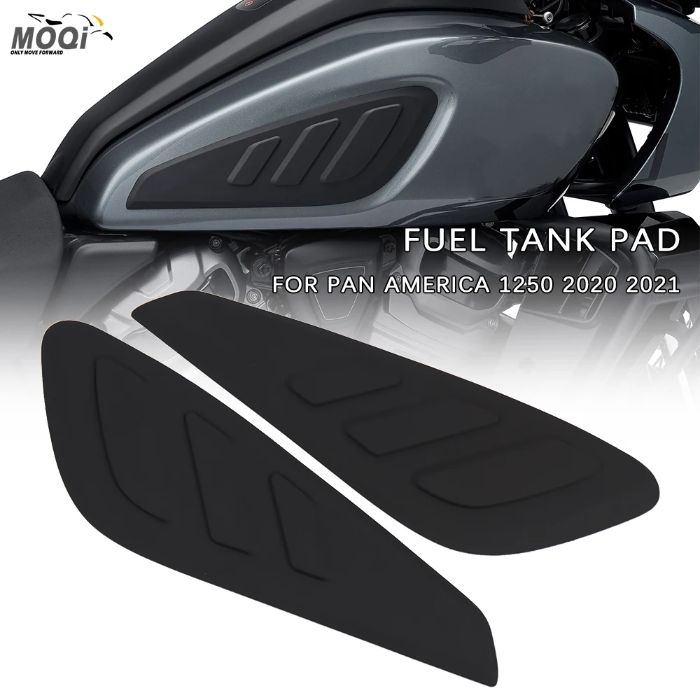

Наколенник для топливного бака для Pan America PA 1250 S 2021 2022, мотоциклетная наклейка на колено, нескользящая устойчивая к царапинам черная резиновая наклейка для захвата