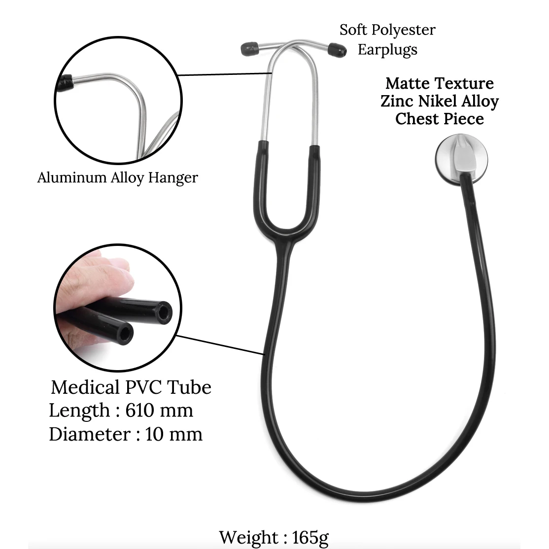 Medical Stethoscope Professional Heart Lung Cardiology Stethoscope Doctor Nurse Student Equipment Device