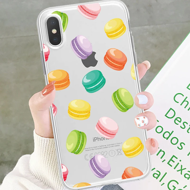 Чехол для телефона с забавной едой десертом шоколадом молоком iPhone XR 6 6S 7 8 Plus X XS MAX