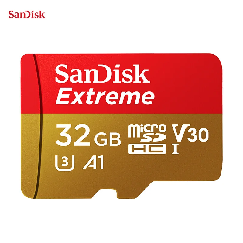 Карта памяти SanDisk Экстрим micro SD карта UHS I C10 U3 V30 A2 microSDHC/microSDXC Flash 32 Гб 64 128 ГБ 256 400 TF