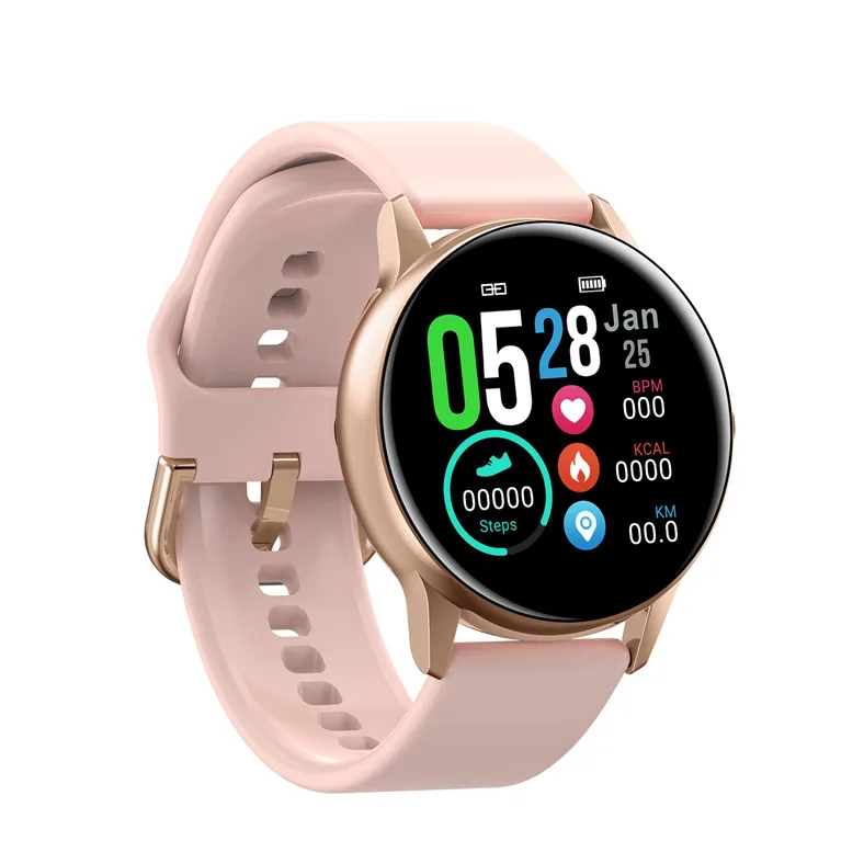 DT88 Смарт-часы IP68 Водонепроницаемый носимый браслет устройство монитор сердечного ритма спортивные Смарт-часы для Android IOS длительное время ожидания - Цвет: Розовый