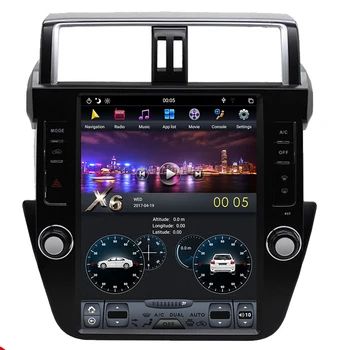 

12.1" tesla style vertical screen android 9.0 Six core Car GPS radio Navigation for Toyota prado 2014-2016