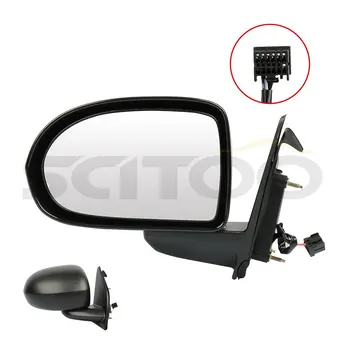 

Scitoo For 2007-2010 JEEP COMPASS LH Side Black Foldaway Power Adj Mirror Auto Replacement Exterior Car Parts