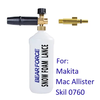 

High Pressure Soap Foamer Foam Cannon Car Foam Bottle Sprayer Foam Maker for Makita Mac Allister Skil 0760 High Pressure Washer