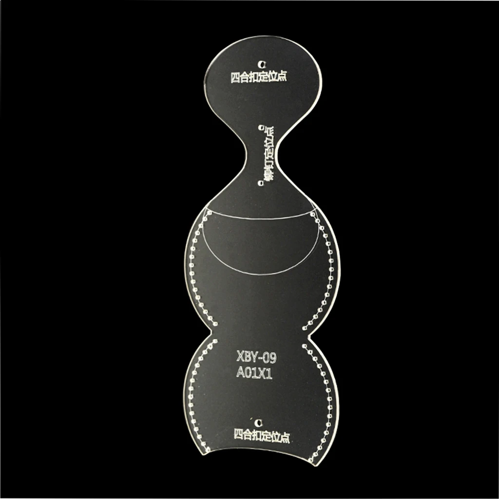 Cute Coin Purse Quilting Template Ruler DIY Patchwork Tool Craft Acrylic Quilt