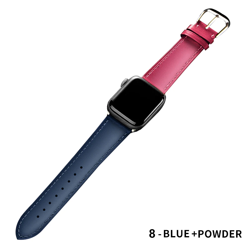 Ремешок для apple watch группа кожаный ремешок 42 мм, 38 мм, ремешок для часов, correa apple iwatch 44 мм 40 мм 5/4/3/2/1 браслет аксессуары