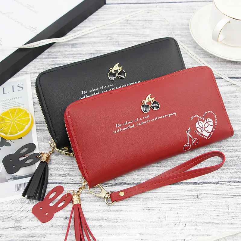 

New Korean Version of The 2019 Ladies' Long Purse Is Multi-functional and Large-capacity Zipper Clutch for Ladies