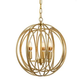 

Modern hanging lamp light LED dinning bed room bedroom foyer round glass ball black gold nordic simple modern pendant light lamp