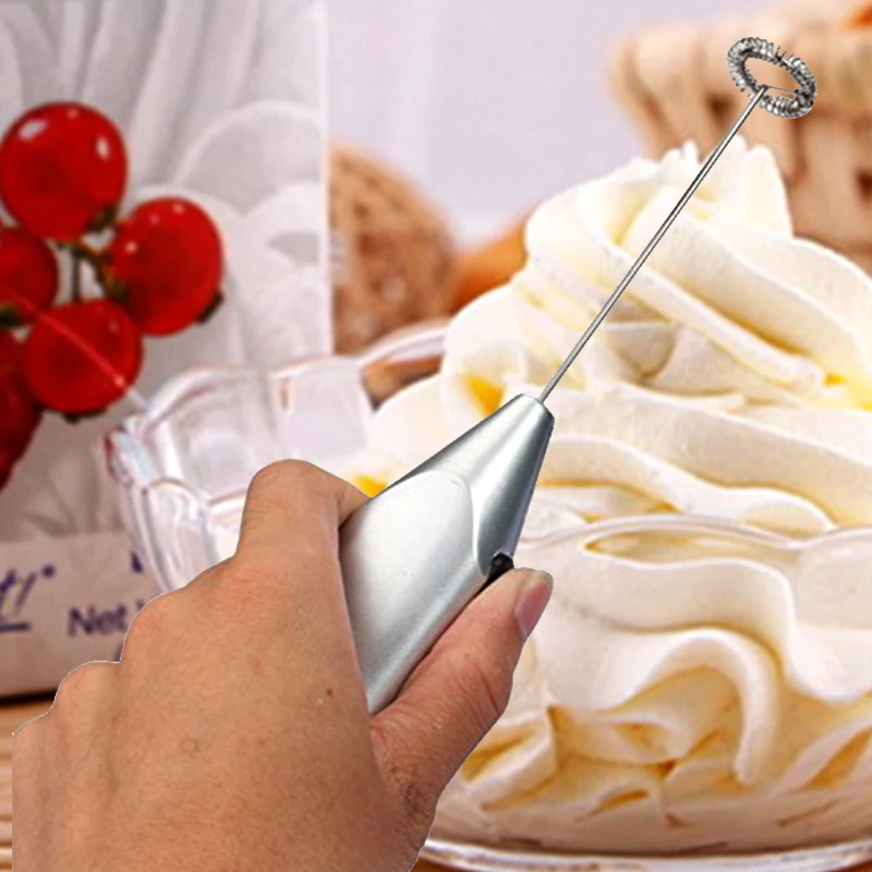 

Mini Beater For Coffee Cappuccino Hot Chocolate Cream Egg Milk Frother Electric Handheld Mixer Blender Foamer Maker D43