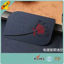 Пользовательское имя лазерная резка металла визитная карточка