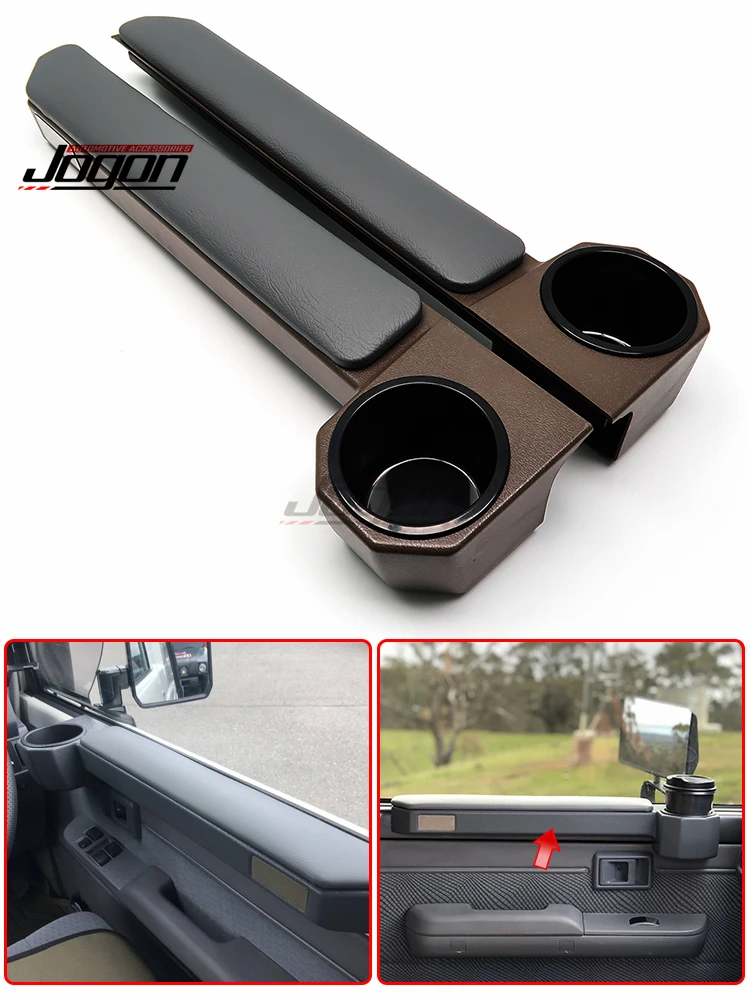 2pcs For Toyota Land Cruiser LC70 75 76 78 79 FJ70 FJ78 FJ79 Car Door Armrest Cup Holder Organizer Accessories | Автомобили и