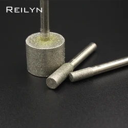 Tête de meulage diamant émeri, 120 #6mm 6mm 30mm, pour la production de diamants 