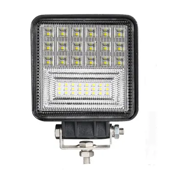 

Car led square 126w work light auxiliary truck off-road motorcycle maintenance spotlight bright durable lights