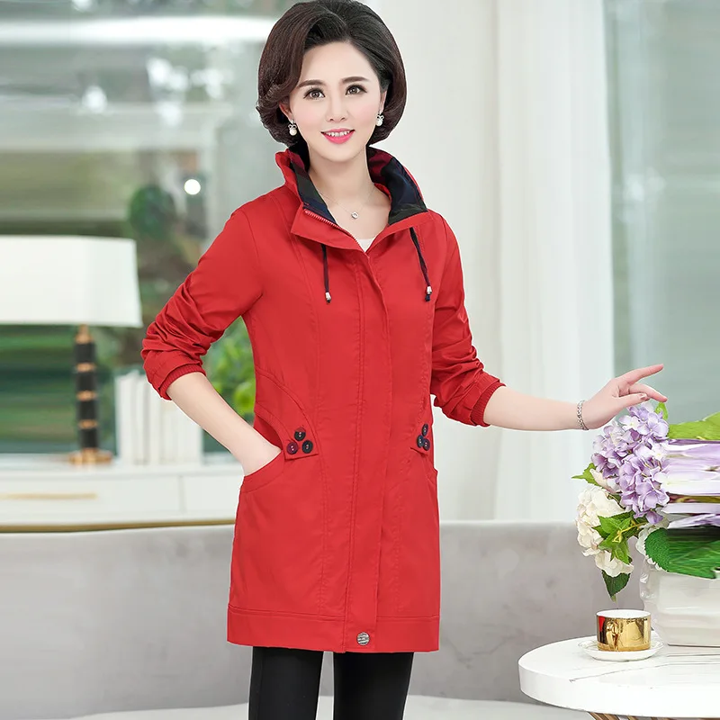 

Mom Spring Clothing Coat Short 2019 New Style Kuotaitai Western Style Nobility Large Size Middle-aged WOMEN'S Apparels Spring An