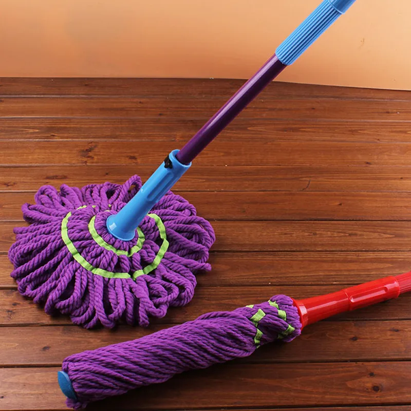 Microfiber Squeeze Water Mop Retractable Rotate Mop Lazy Floor Sweeper