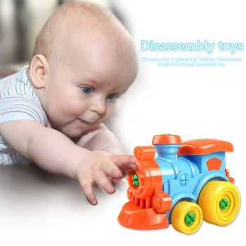 

DIY Assembling Model Car Truck Manual Disassembly Assembly Nut Toy Installed Disassembly Children Early Learning Education Toy